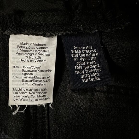 Madewell ~ Black Denim Shorts ~ size 27 - Picture 4 of 7